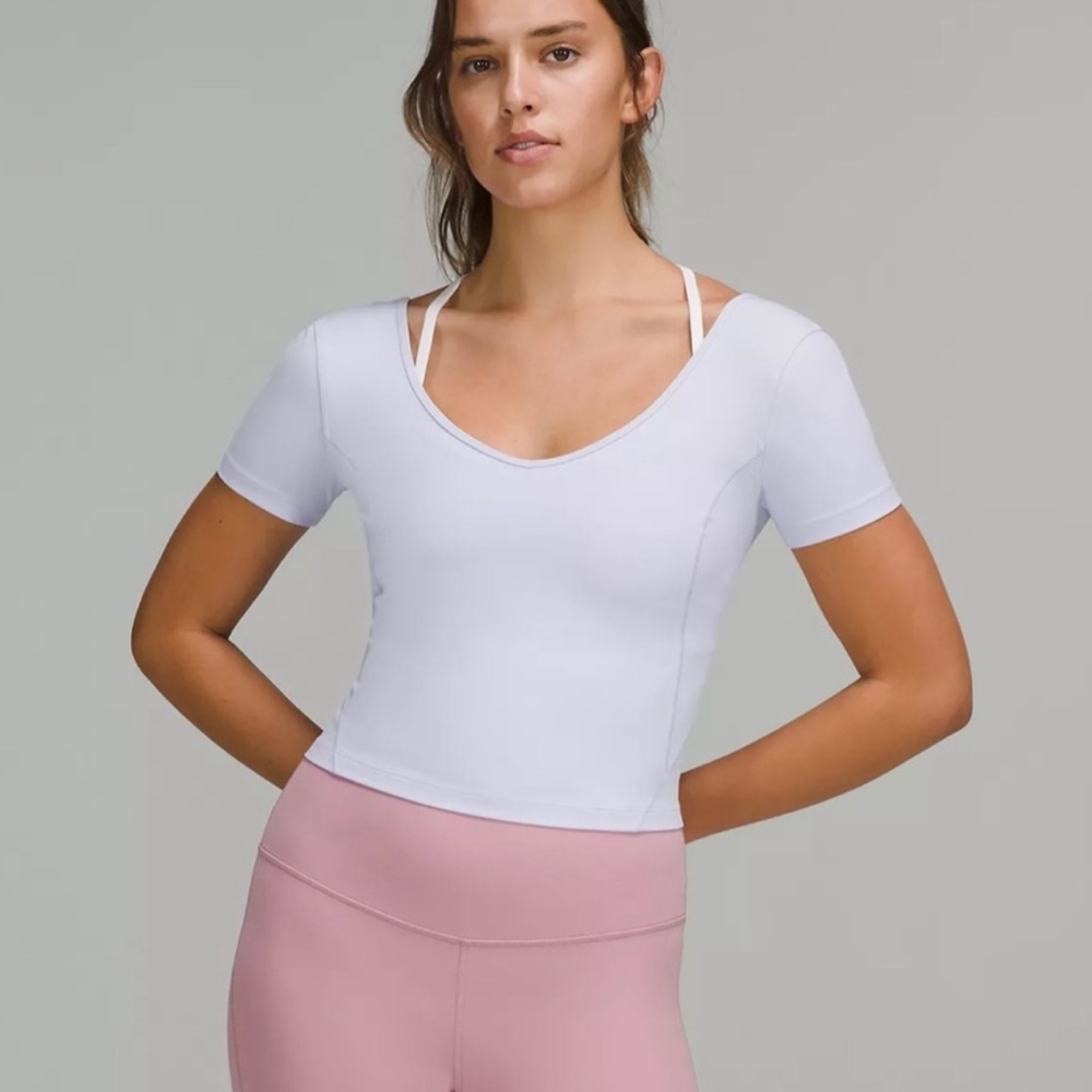 Lululemon Align T-Shirt - Short Sleeve (Lavender Dew)